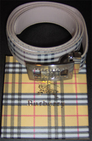 Burberry Belt With Box Size L Like New